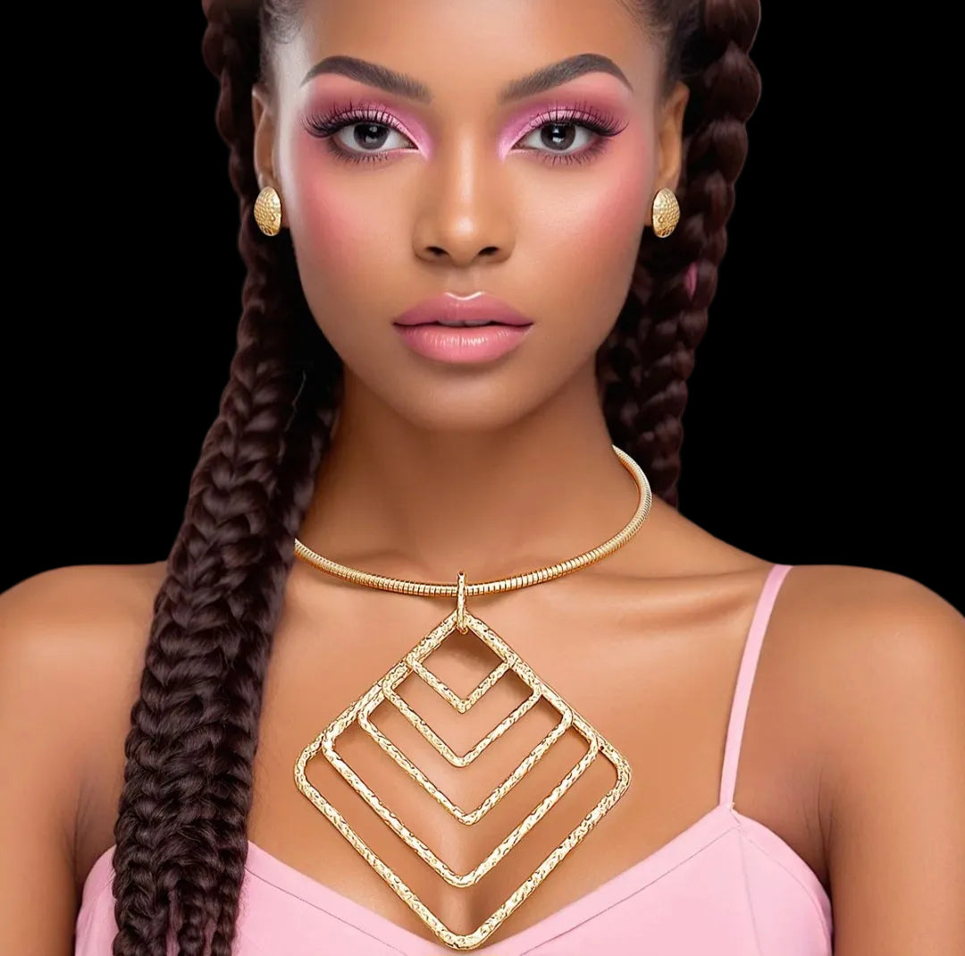 Rhombus shaped Necklace